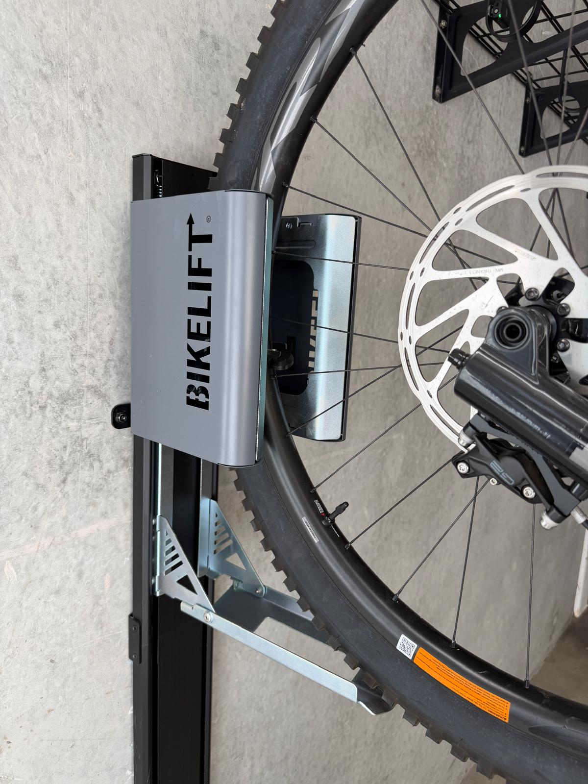 BIKELIFT® Easy Lift Vertical On-Wall Bike Rack