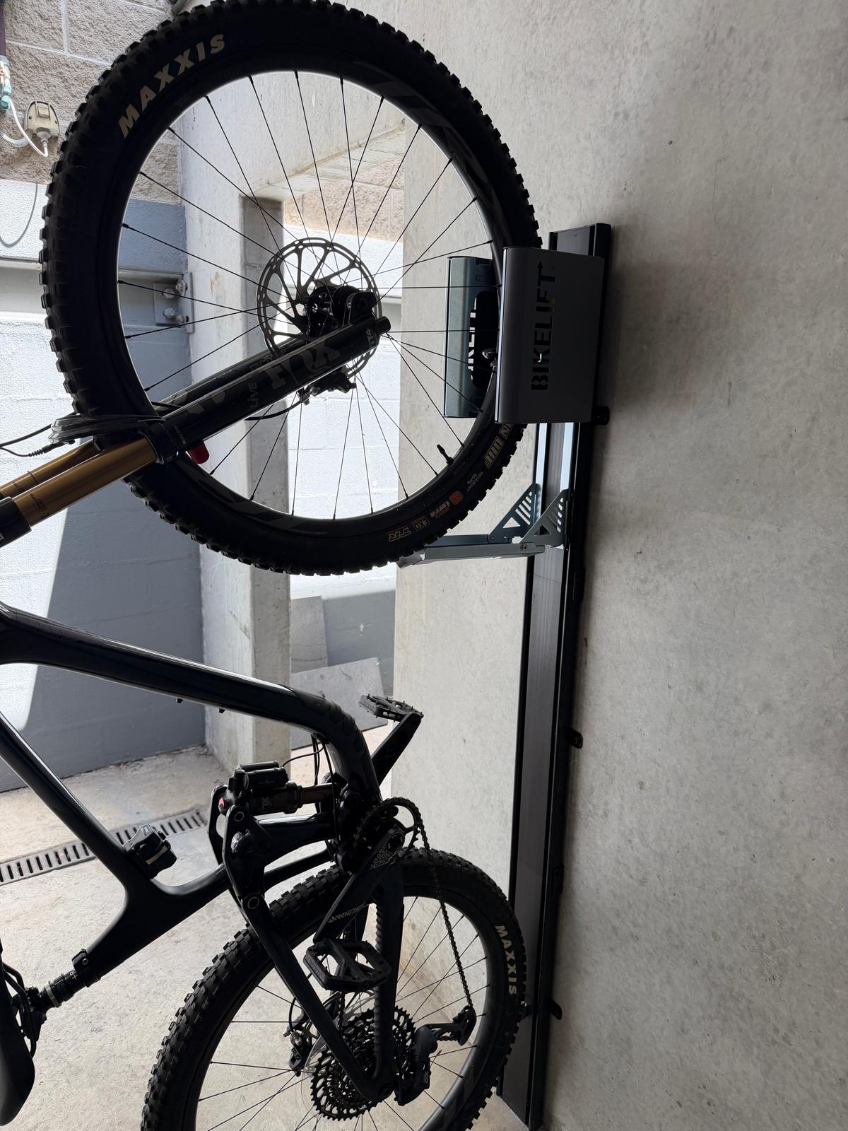 BIKELIFT® Easy Lift Vertical On-Wall Bike Rack