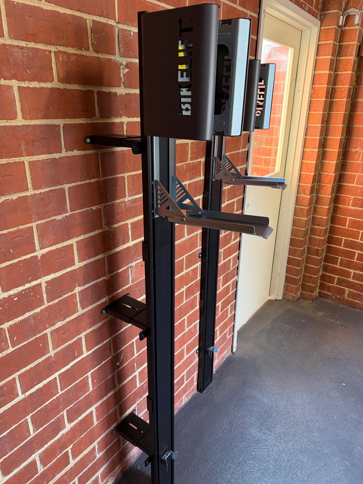 BIKELIFT® Easy Lift Vertical On-Wall Bike Rack