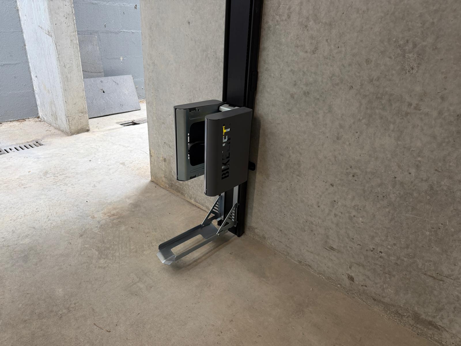 BIKELIFT® Easy Lift Vertical On-Wall Bike Rack