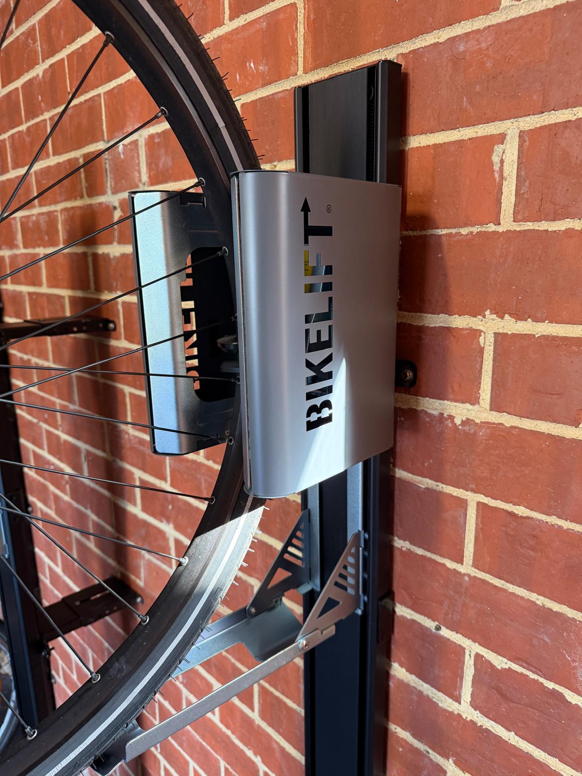 BIKELIFT® Easy Lift Vertical On-Wall Bike Rack