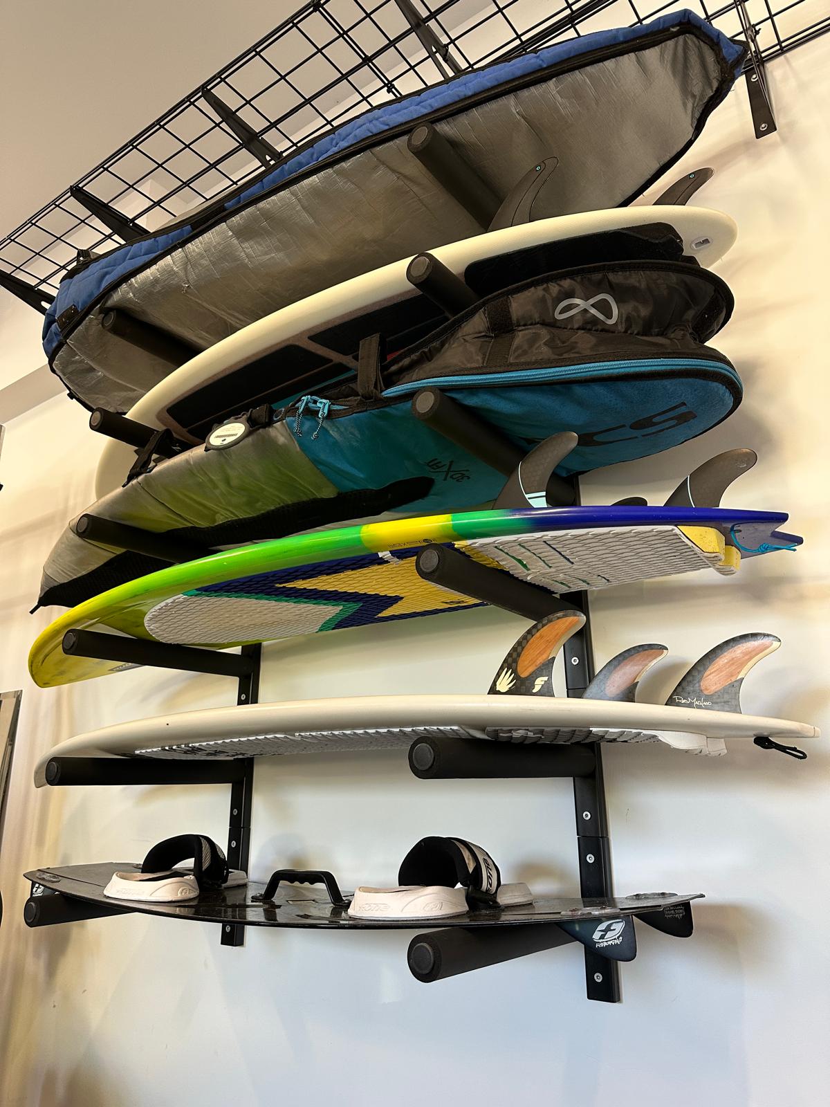 Fleximounts® Wall Mounted Heavy-Duty Universal Quad Storage Rack Set