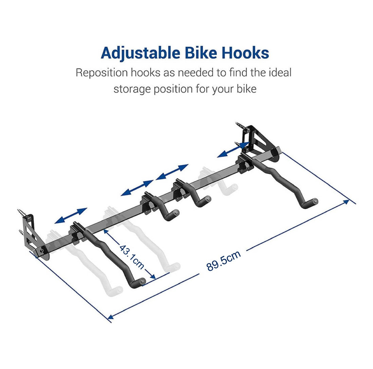 Fleximounts® Horizontal Bike Rack