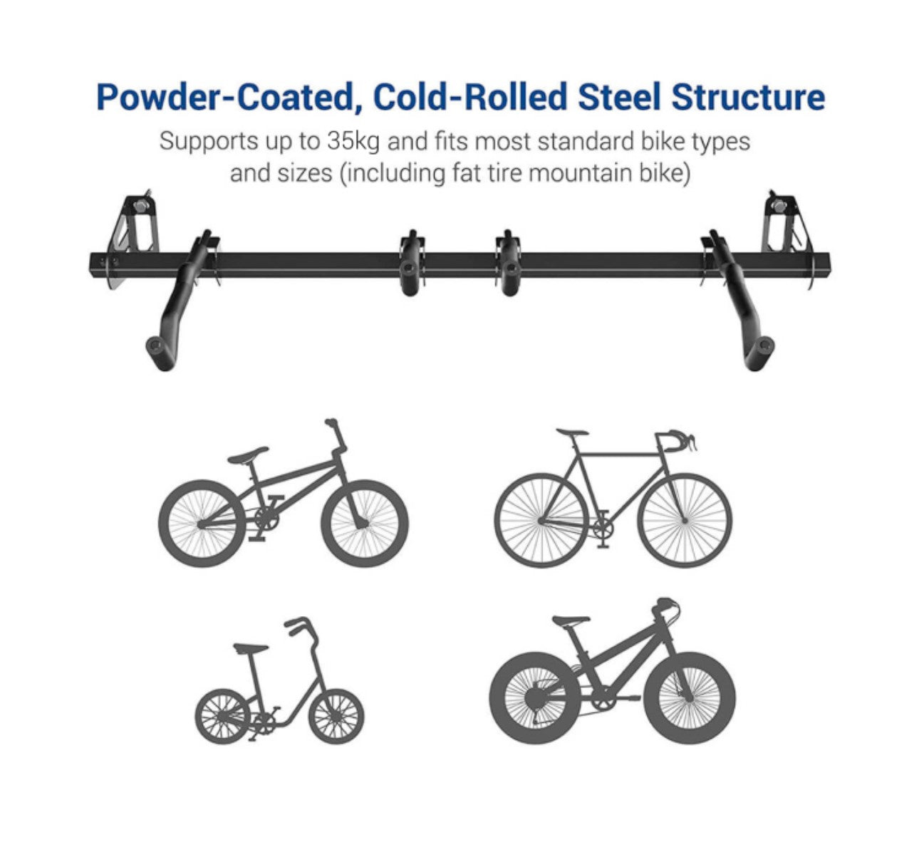 Fleximounts® Horizontal Bike Rack