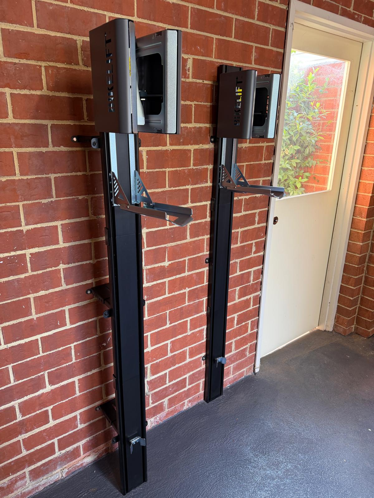 BIKELIFT® Easy Lift Vertical On-Wall Bike Rack