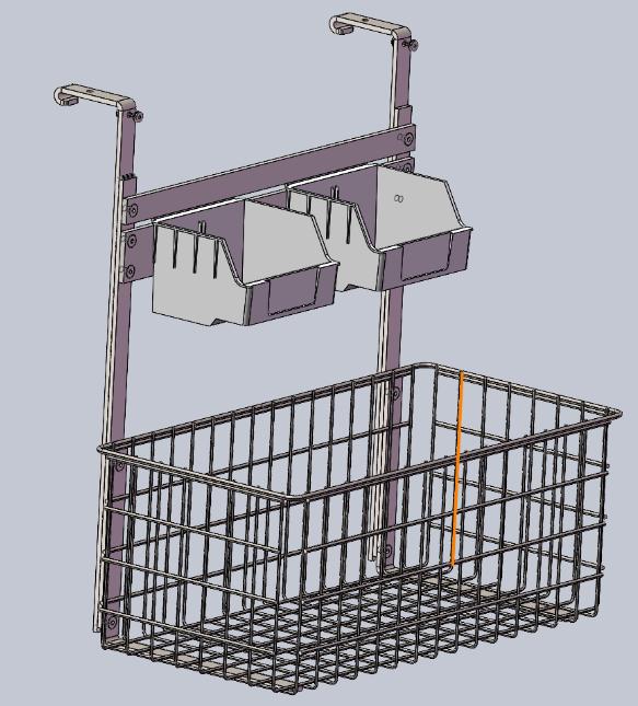 Fleximounts® Shelf Mounted Large Basket Set