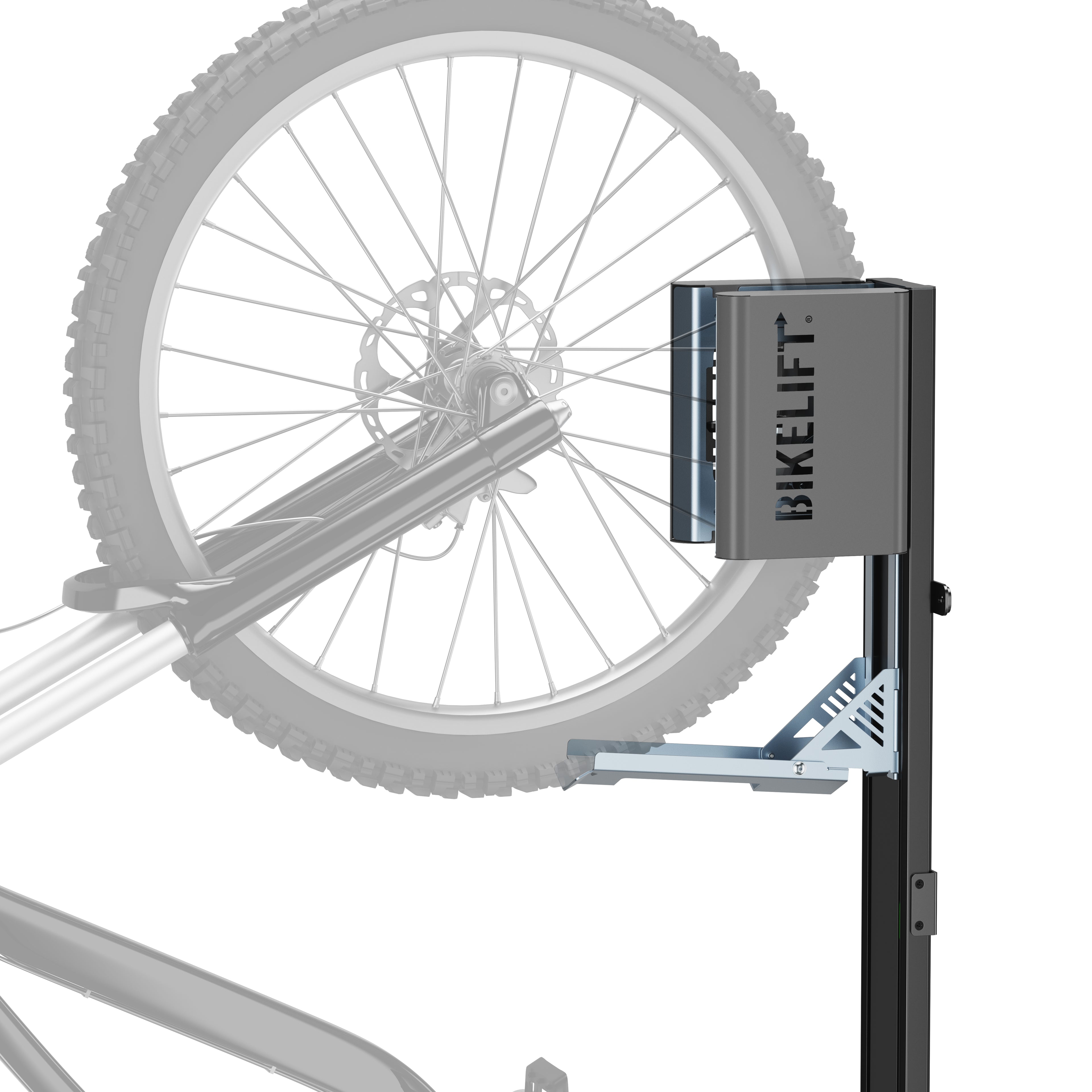 BIKELIFT® Easy Lift Vertical On-Wall Bike Rack