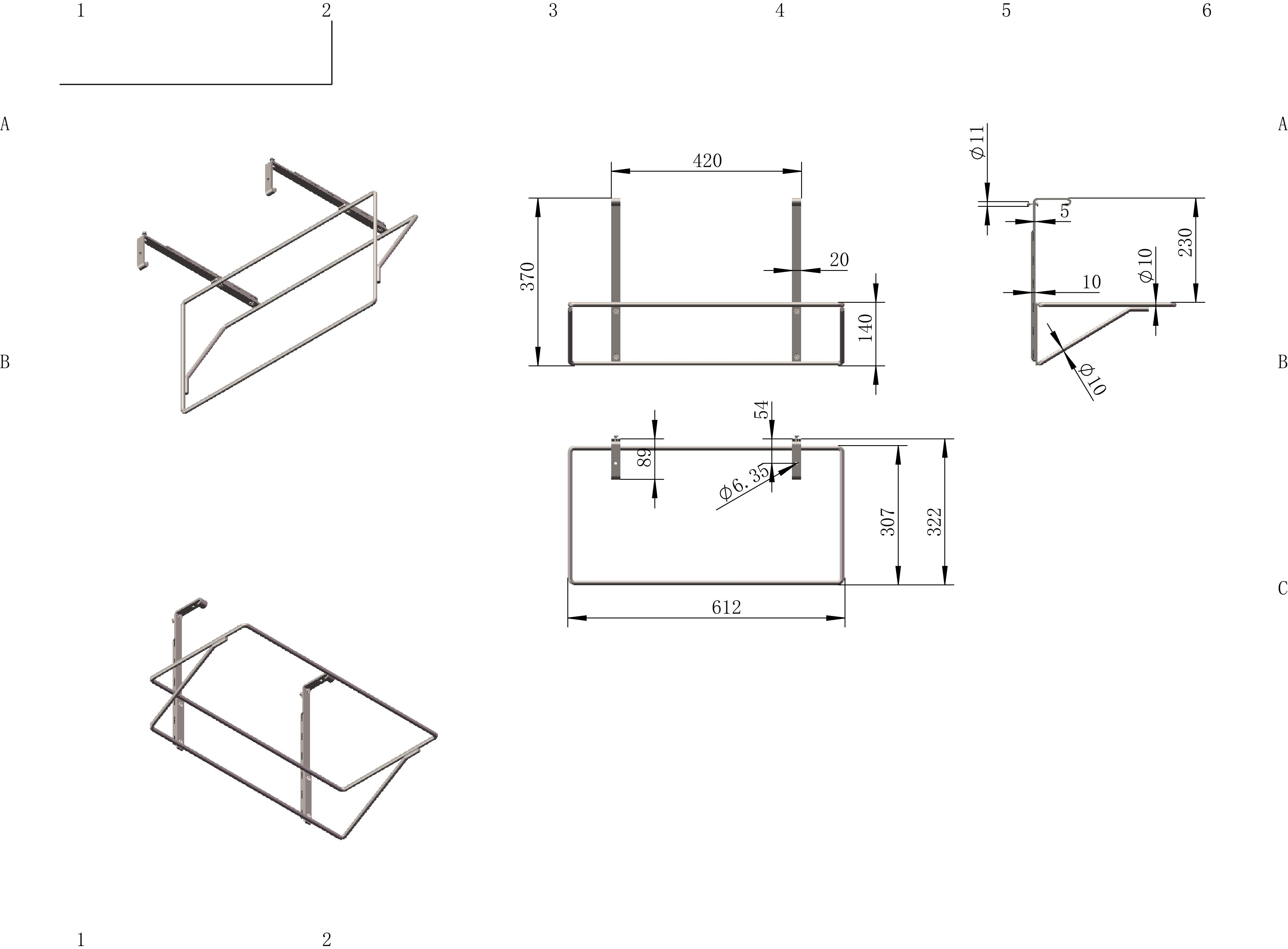 Fleximounts® Shelf Mounted Sports Storage Bag