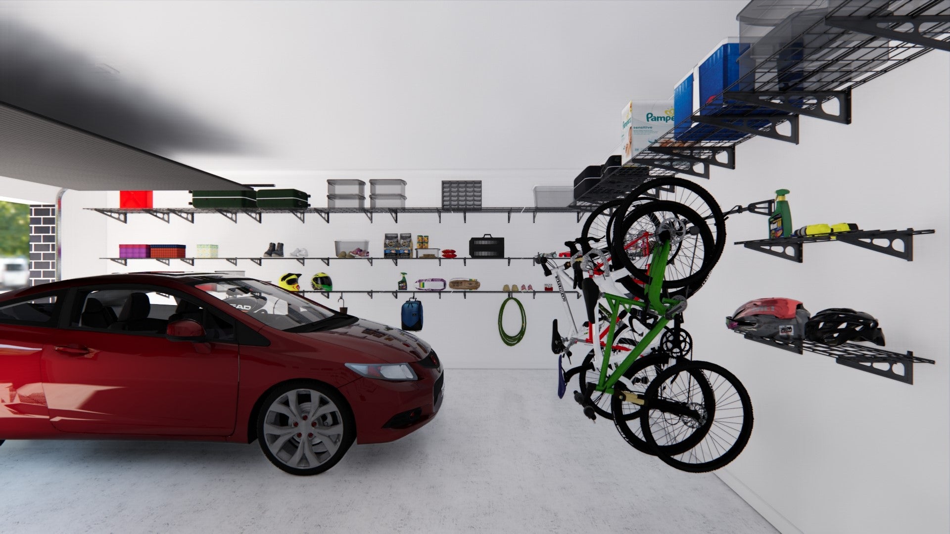 Fleximounts® Six Capacity Bike Rack