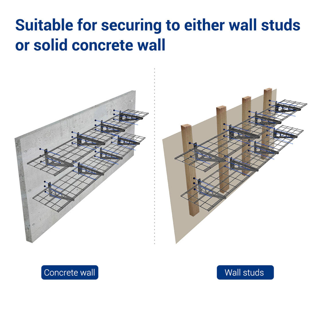 Fleximounts® Wall Shelving Standard - IN STOCK
