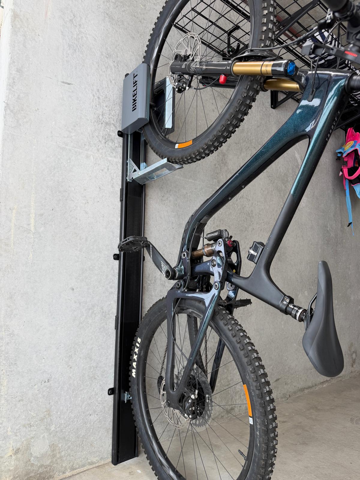 BIKELIFT® Easy Lift Vertical On-Wall Bike Rack