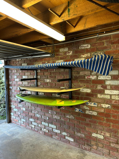 Fleximounts® Wall Mounted Heavy-Duty Universal Quad Storage Rack Set