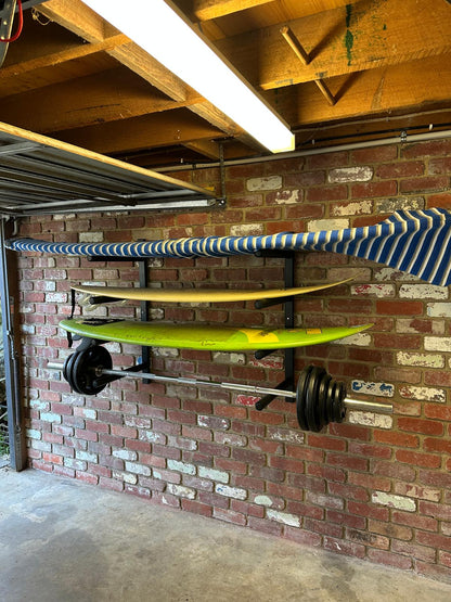 Fleximounts® Wall Mounted Heavy-Duty Universal Quad Storage Rack Set