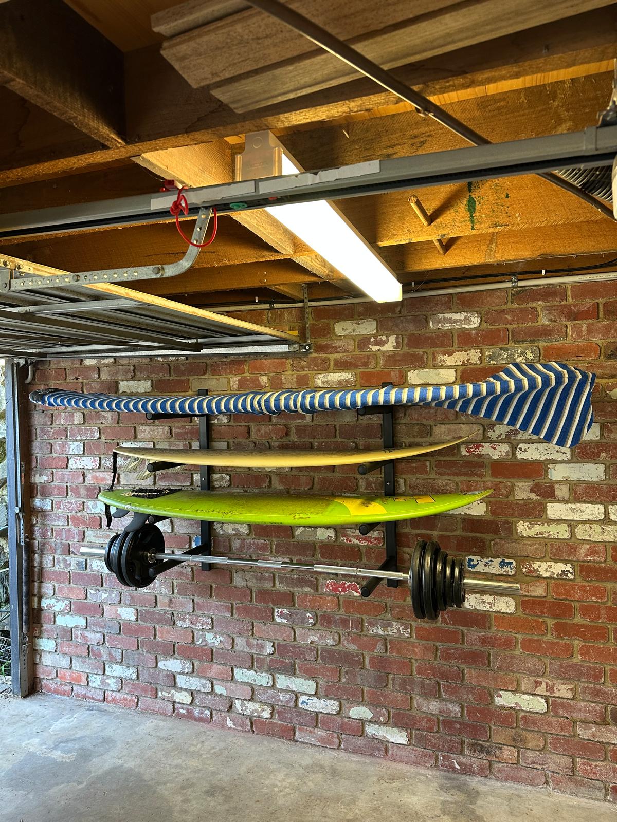 Fleximounts® Wall Mounted Heavy-Duty Universal Quad Storage Rack Set