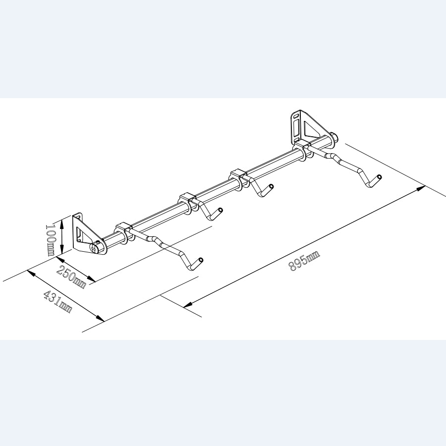 Fleximounts® Horizontal Bike Rack - IN STOCK