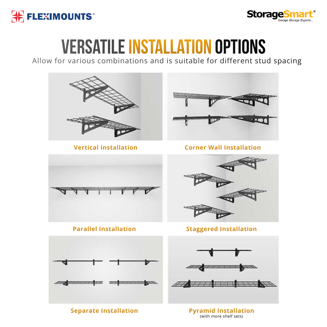 Fleximounts® Wall Shelving Standard - 3660mm Length