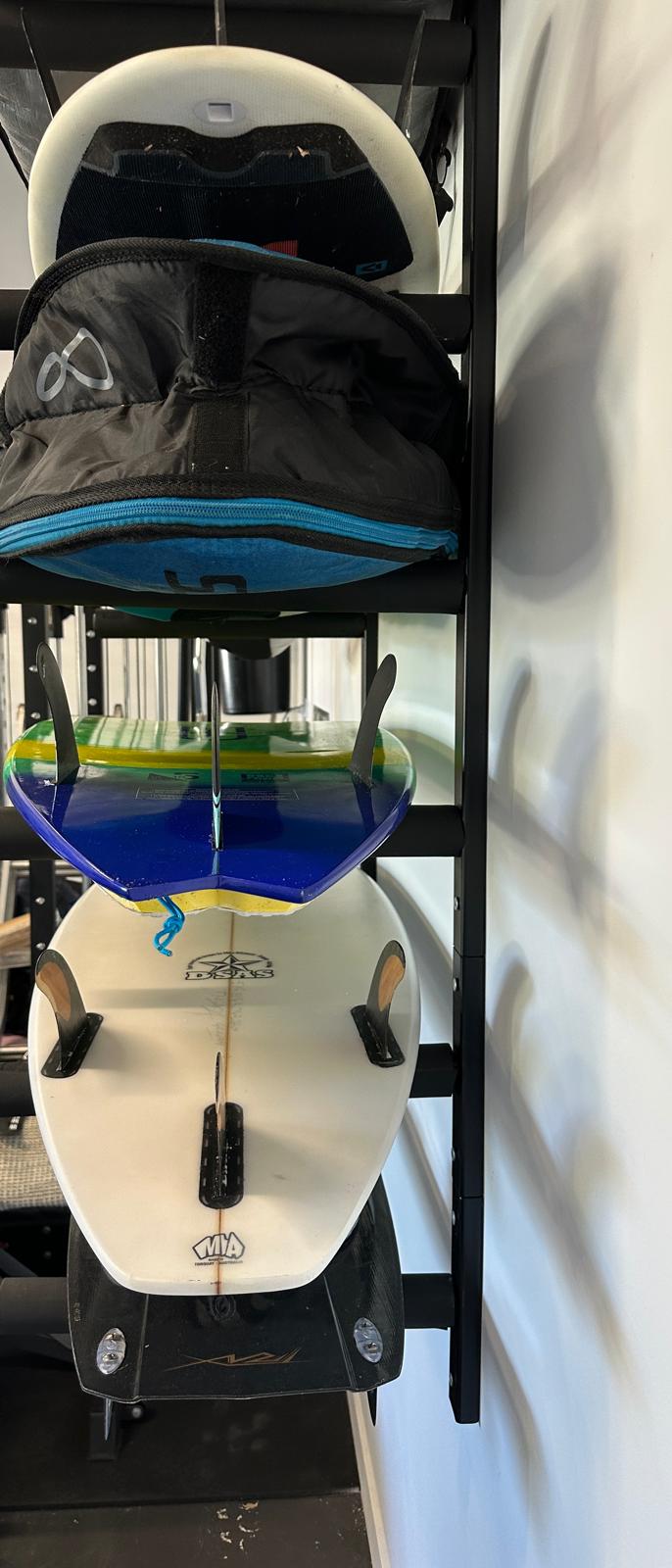 Fleximounts® Wall Mounted Heavy-Duty Universal Quad Storage Rack Set