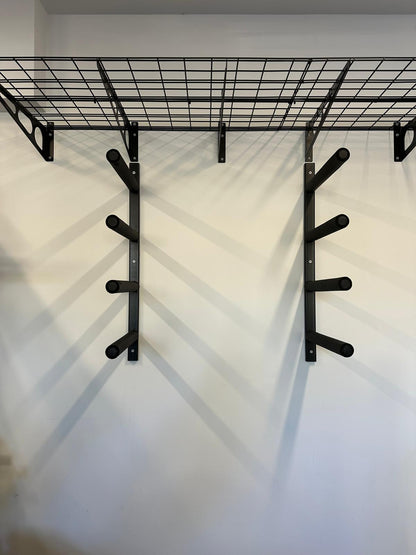 Fleximounts® Wall Mounted Heavy-Duty Universal Quad Storage Rack Set