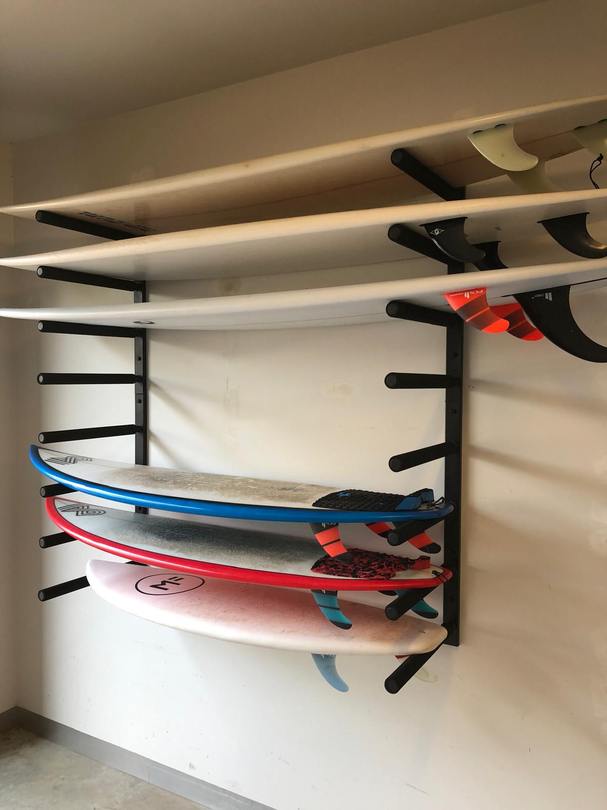 Fleximounts® Wall Mounted Heavy-Duty Universal Quad Storage Rack Set