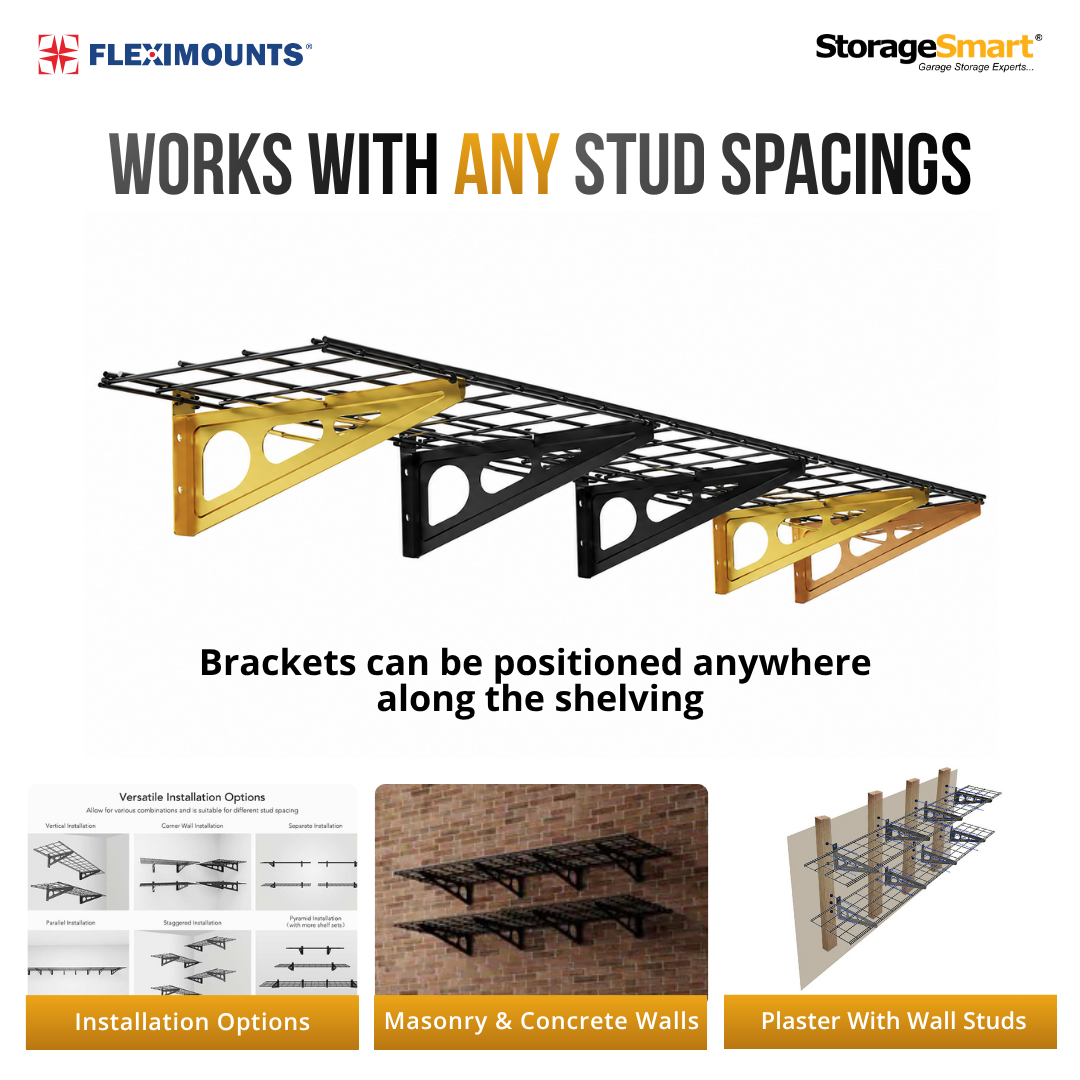 Fleximounts® Wall Shelving Standard - 3660mm Length