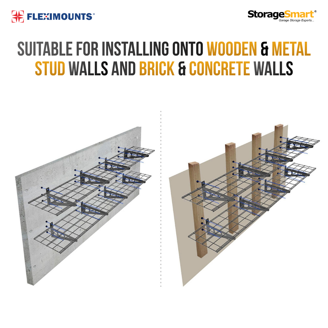 Fleximounts® Wall Shelving Standard - 3660mm Length