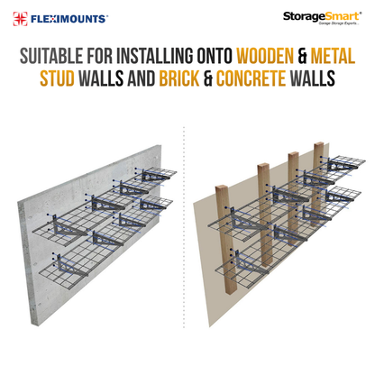 Fleximounts® Wall Shelving Standard - 3660mm Length