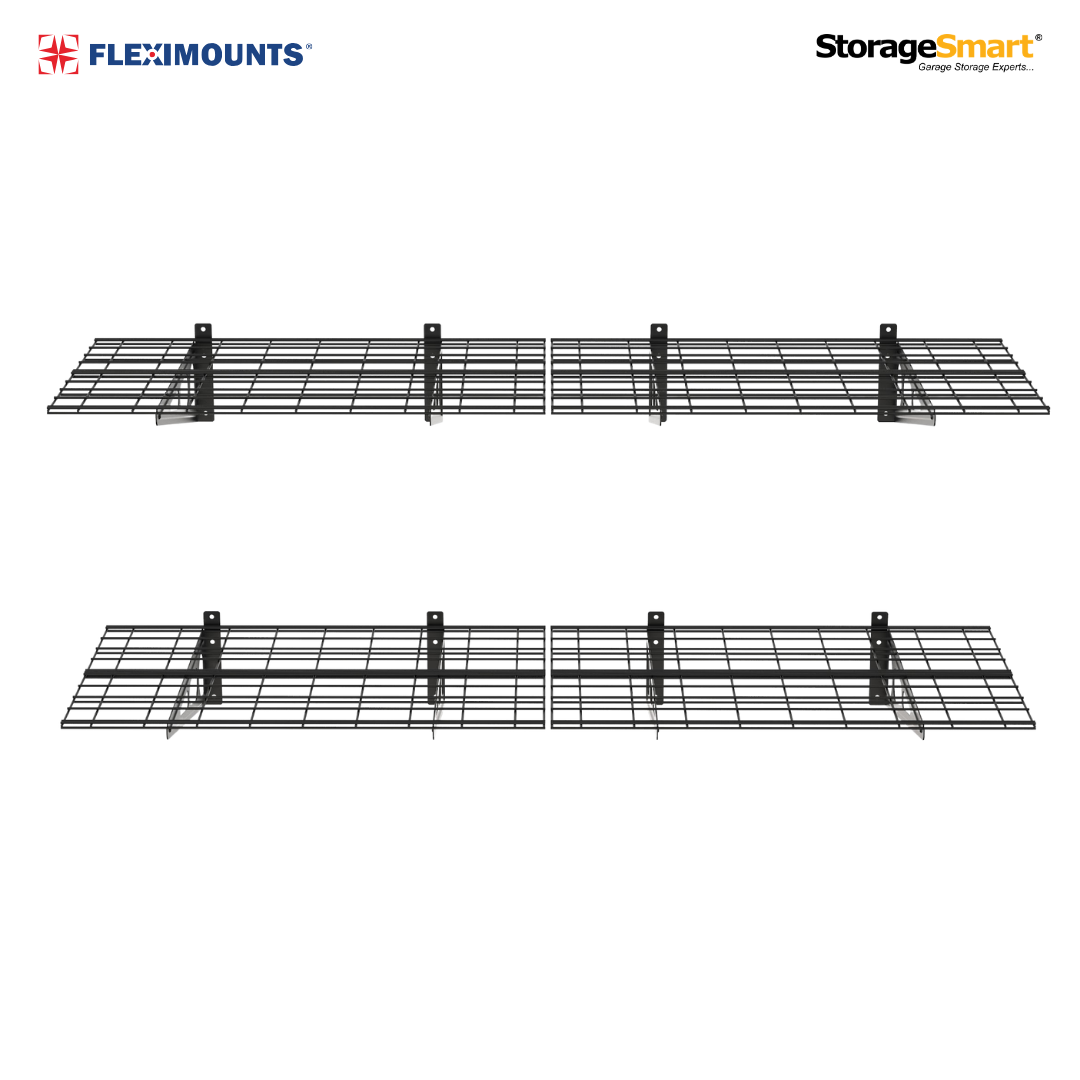 Fleximounts® Wall Shelving Extra Deep - 3660mm Length