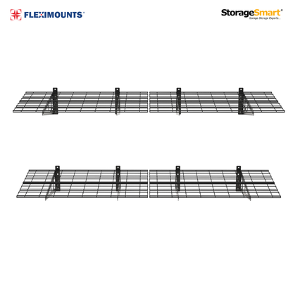 Fleximounts® Wall Shelving Extra Deep - 3660mm Length
