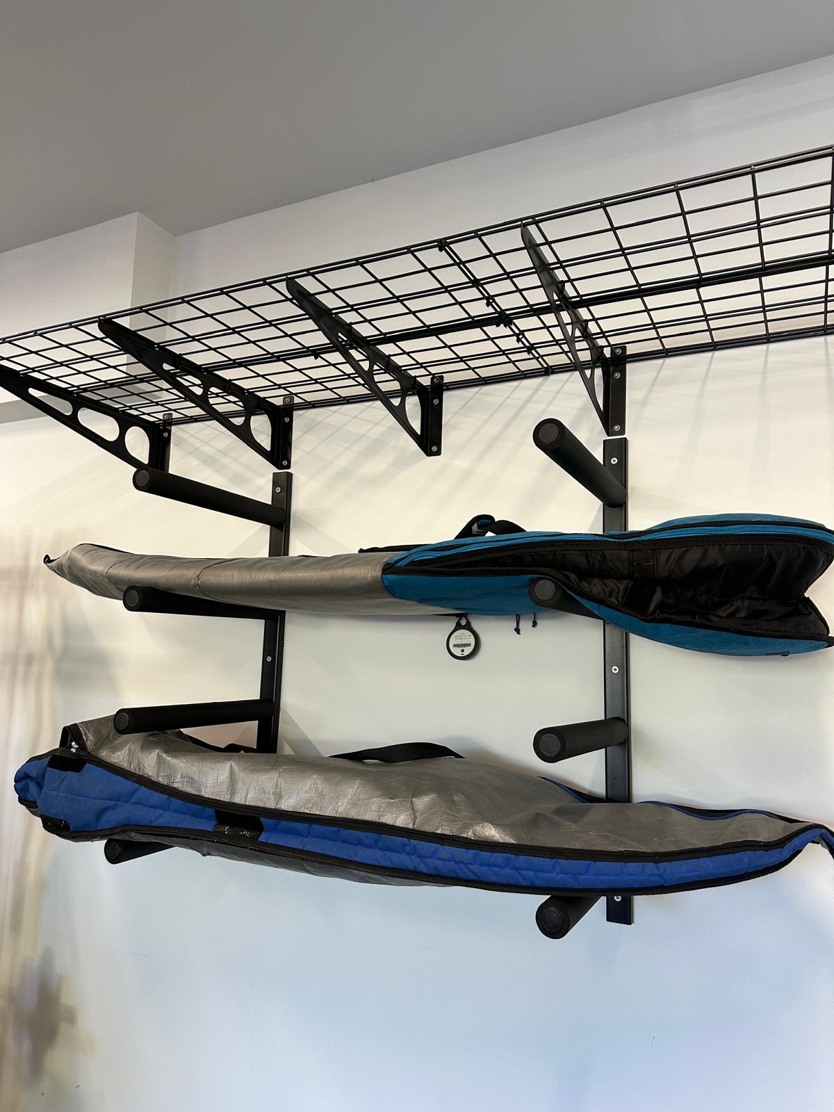 Fleximounts® Wall Mounted Heavy-Duty Universal Quad Storage Rack Set