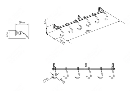 Fleximounts® Six Capacity Bike Rack - IN STOCK