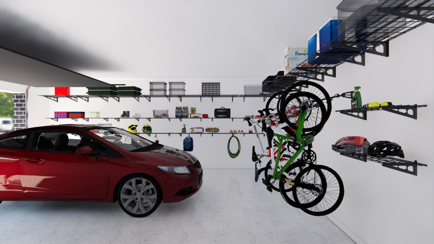 Fleximounts® Six Capacity Bike Rack