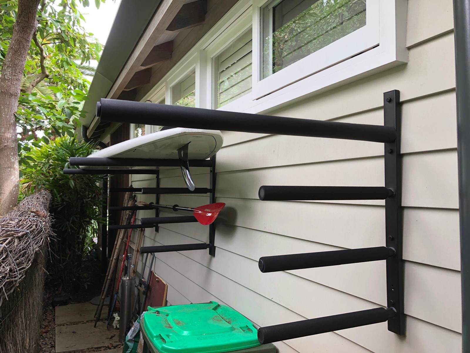 Fleximounts® Wall Mounted Heavy-Duty Universal Quad Storage Rack Set