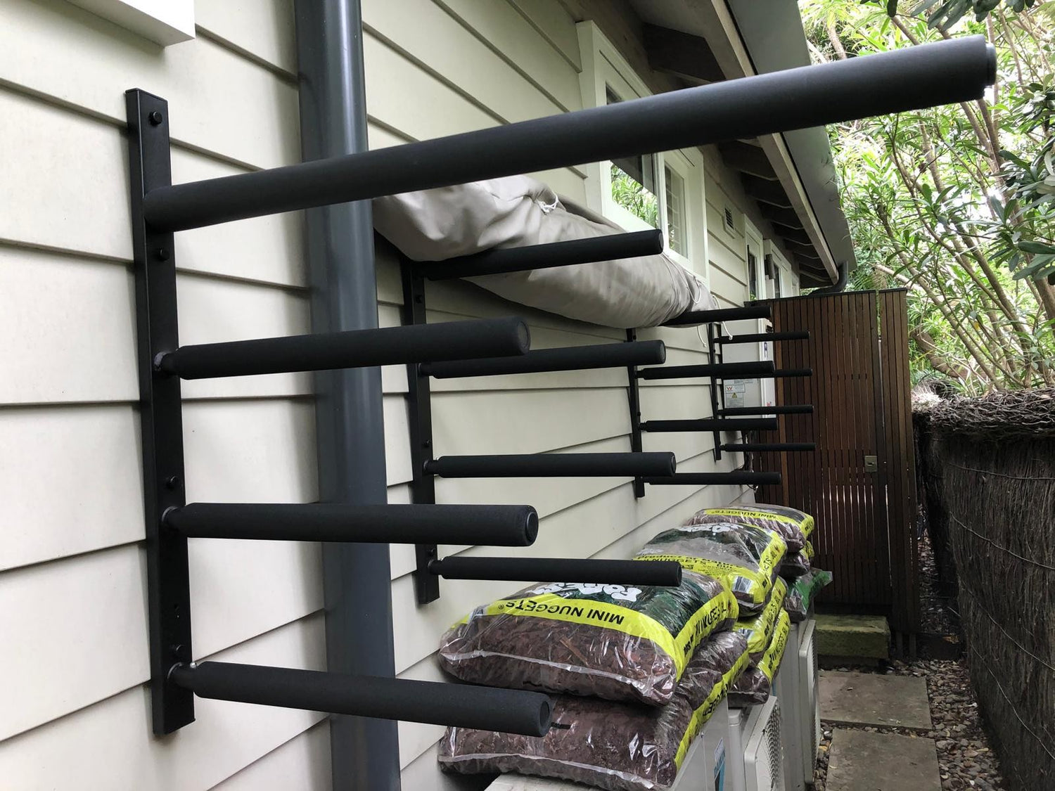 Fleximounts® Wall Mounted Heavy-Duty Universal Quad Storage Rack Set