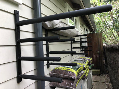 Fleximounts® Wall Mounted Heavy-Duty Universal Quad Storage Rack Set