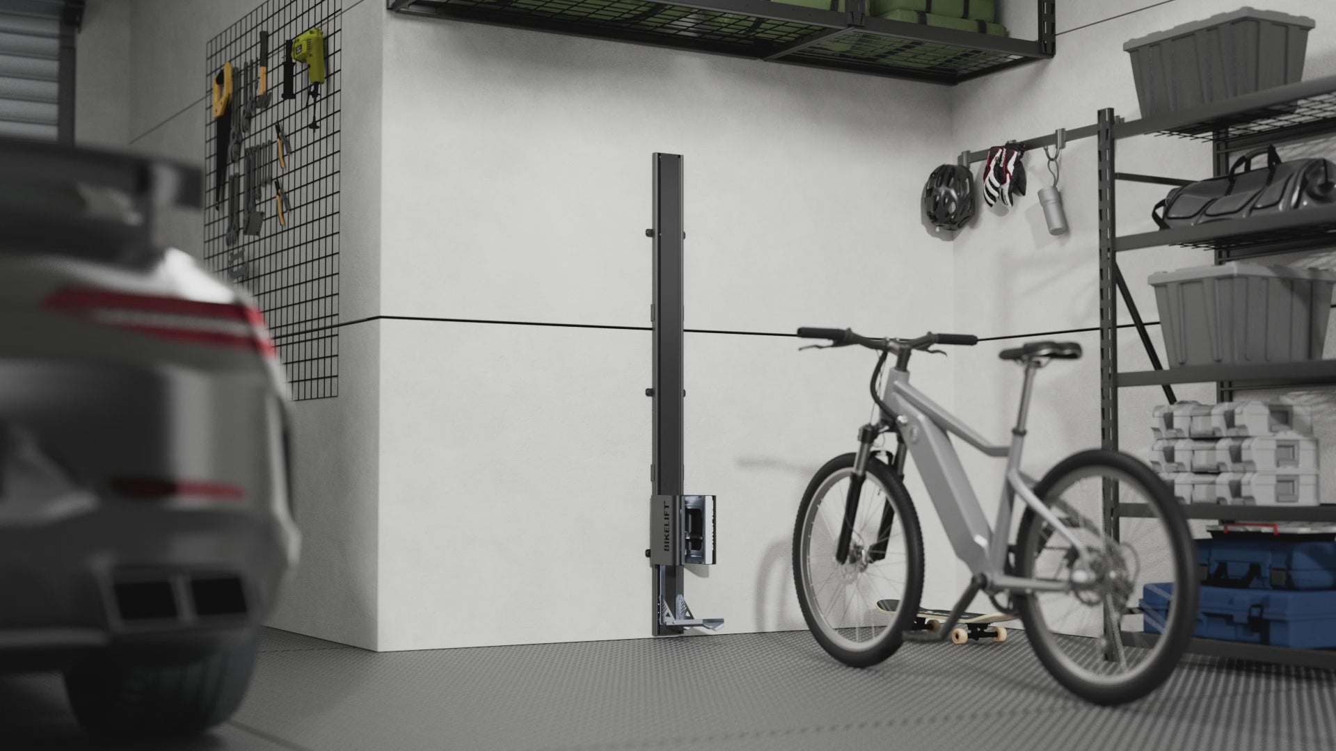 BIKELIFT® Easy Lift Vertical On-Wall Bike Rack