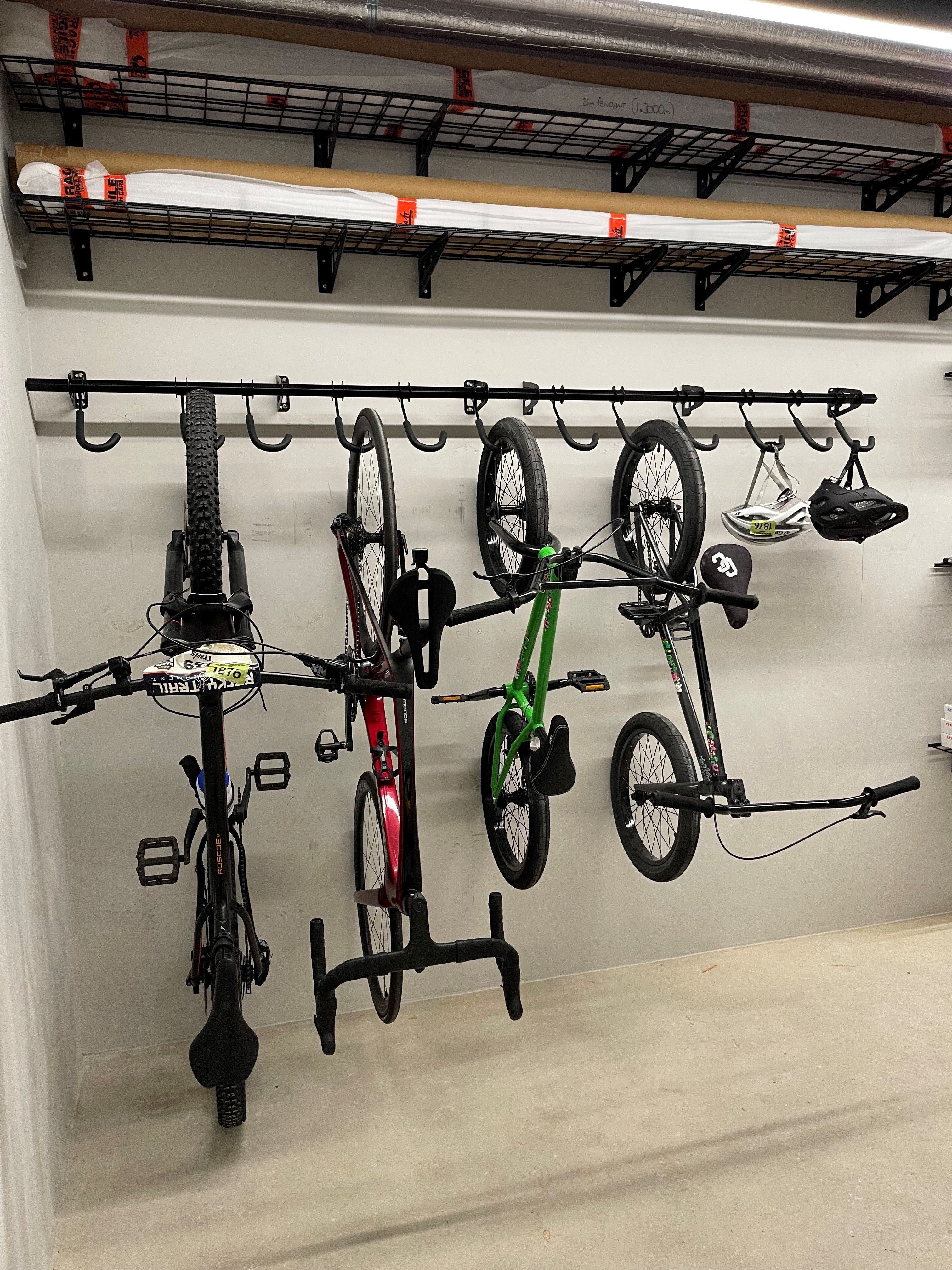 4 bike store rack for garage