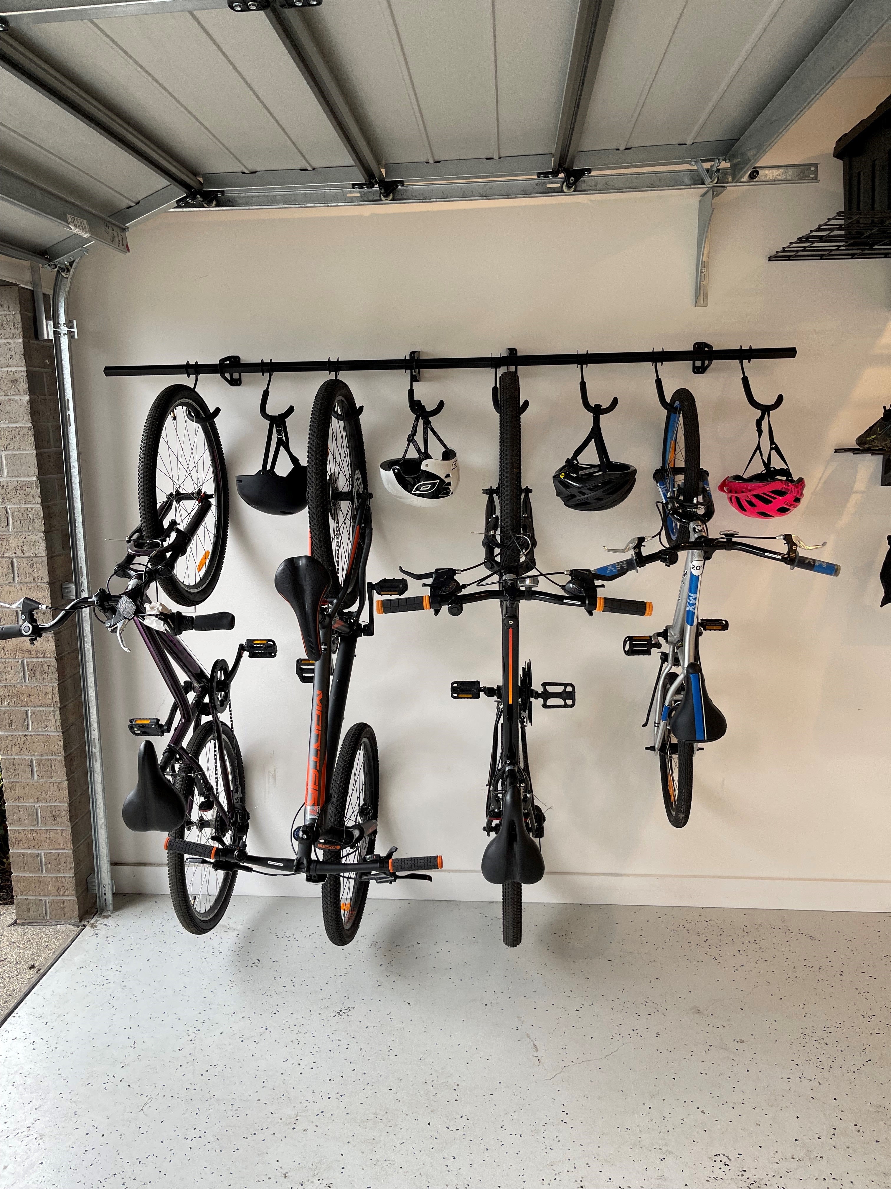 Hanging garage bike sale rack